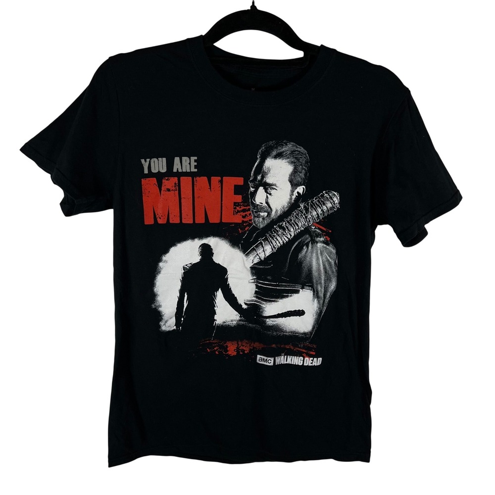 The Walking‎ Dead Negan You Are Mine Graphic T-Shirt Black Small 2017 AMC